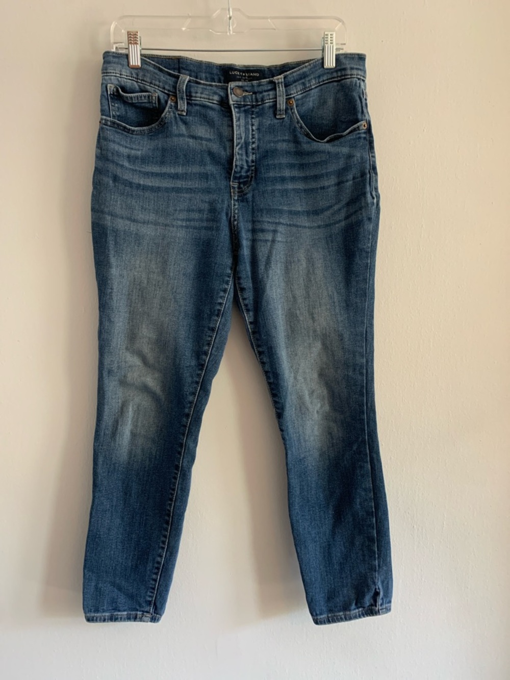 LUCKY BRAND Women's Light Blue Straight Leg Jeans
